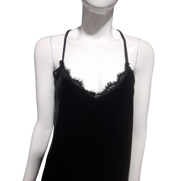 Abercrombie & Fitch Women's Small Retro Velvet Whimsigoth Witchy Vampy Lace Tank - Picture 7 of 14